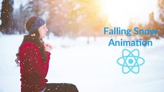 React JS Falling Snow Animation | Simple Animation In React JS | @Learndailyteam